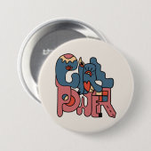 ガールパワーボタン 缶バッジ (正面&裏面)