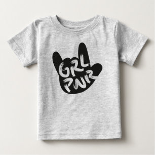 ガールパワーロック ベビーTシャツ