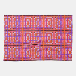 ガールパワー湾曲した格子模様のキッチンタオル キッチンタオル