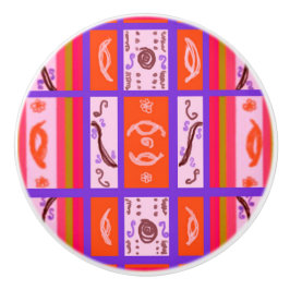 ガールパワー湾曲プレイドセラミックドロワーノブ セラミックノブ