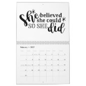 ガールパワー！ カレンダー (2月 2027)