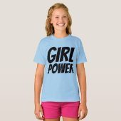 ガールパワー キッズ 女の子用Tシャツ Tシャツ (正面フル)