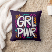 ガールパワー クッション (ブランケット)
