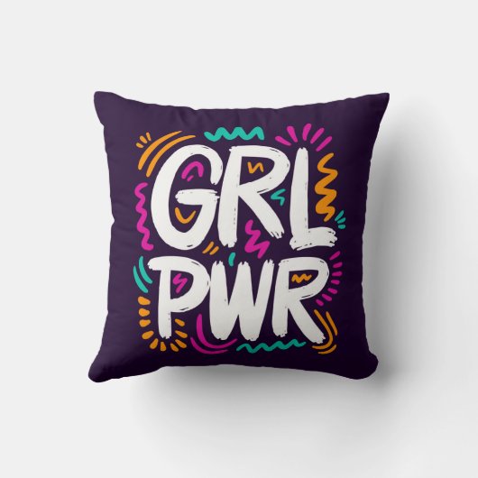 ガールパワー クッション (裏面)