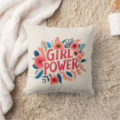 ガールパワー クッション (ブランケット)
