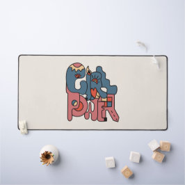 ガールパワー デスクマット