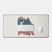 ガールパワー デスクマット (キーボード&マウス)