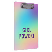 ガールパワー！パステルレインボー クリップボード (右)