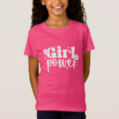 ガールパワー ピンク Tシャツ (正面)