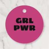 ガールパワー –  フェイバータグ (裏面)