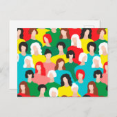 ガールパワー ポストカード (正面/裏面)