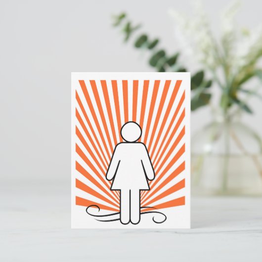 ガールパワー ポストカード (スタンド正面)