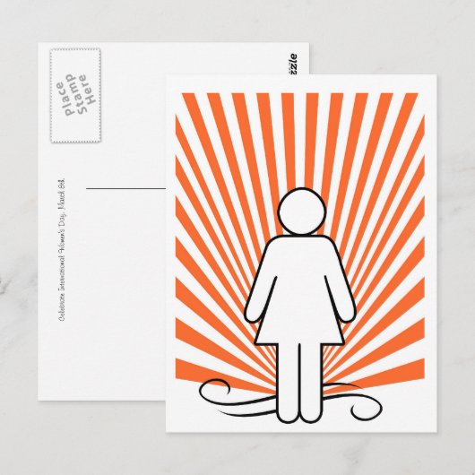 ガールパワー ポストカード (正面/裏面)