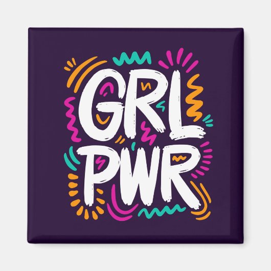 ガールパワー マグネット (正面)