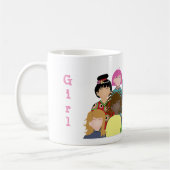 ガールパワー | 女性のお祝い マグカップ (左)