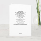 ガールパワー 女性の成功 グリーティングカード (裏面)