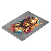 ガールパワー 女性戦士 v01 ノートブック (左側)