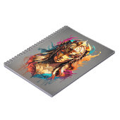 ガールパワー：女性戦士v01 ノートブック (左側)