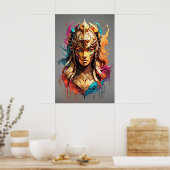 ガールパワー：女性戦士v01 ポスター (キッチン)