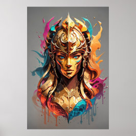 ガールパワー：女性戦士v01 ポスター