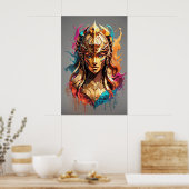 ガールパワー:女性戦士v01 ポスター (キッチン)