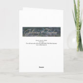 ガールパワー-自由に駆け寄るグリーティングカード カード (裏面)