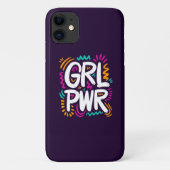 ガールパワー Case-Mate iPhoneケース (裏面)