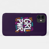 ガールパワー Case-Mate iPhoneケース (裏面(横))