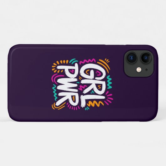 ガールパワー Case-Mate iPhoneケース (裏面(横))