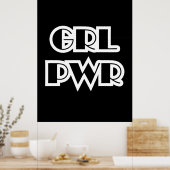 ガールパワー、Grl Pwr ポスター (キッチン)