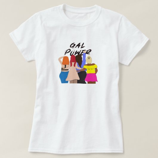 ガールパワー Tシャツ (デザイン正面)