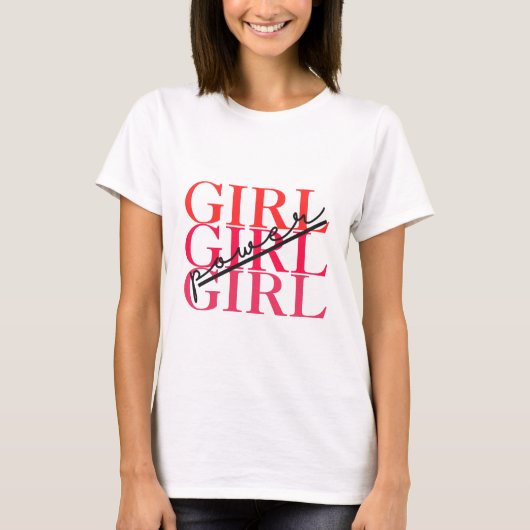 ガールパワー Tシャツ (正面)