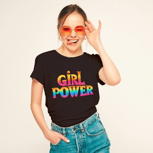ガールパワー Tシャツ