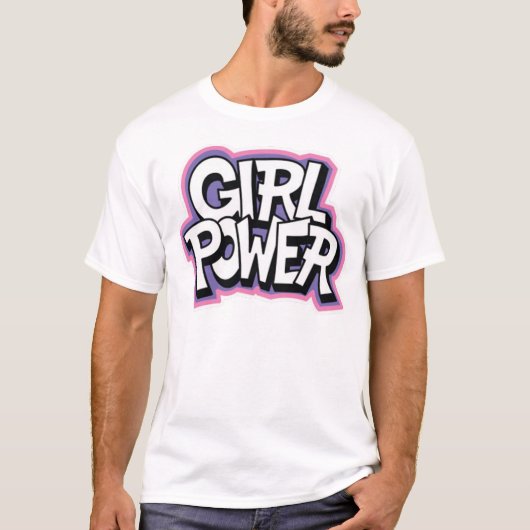 ガールパワー Tシャツ (正面)