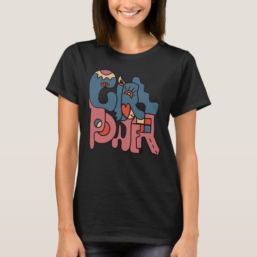 ガールパワー Tシャツ (正面)