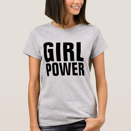 ガールパワーTシャツ&タンクトップ Tシャツ (正面)