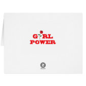 ガールパワーTシャツ – 女性素晴らしフェミニスト (裏面横)