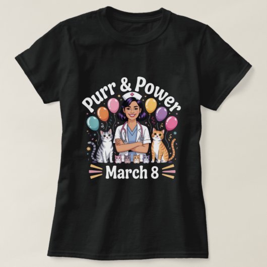 ガールパワーTシャツ Tシャツ (デザイン正面)