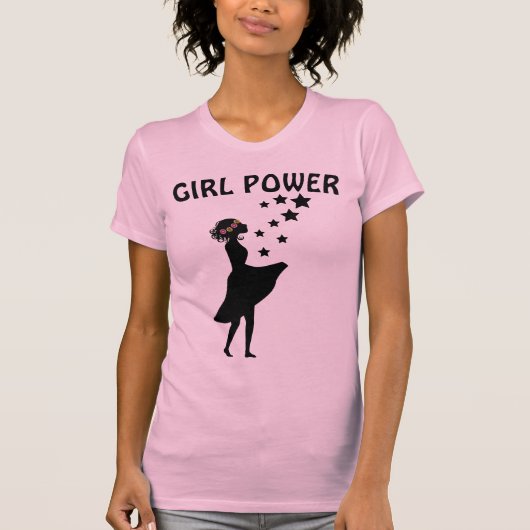 ガールパワーTシャツ Tシャツ (正面)