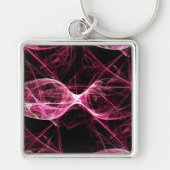 ガールパンクロックピンクエネルギー波 キーホルダー (正面)