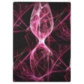 ガールパンクロックピンクエネルギー波 クリップボード (裏面)