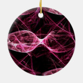 ガールパンクロックピンクエネルギー波 セラミックオーナメント (裏面)
