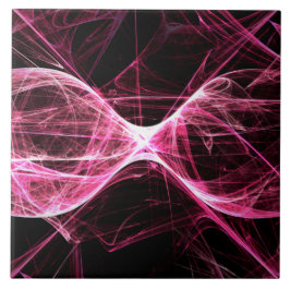 ガールパンクロックピンクエネルギー波 タイル