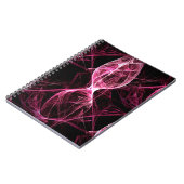 ガールパンクロックピンクエネルギー波 ノートブック (左側)