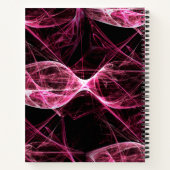 ガールパンクロックピンクエネルギー波 ノートブック (裏面)