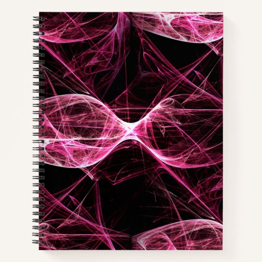 ガールパンクロックピンクエネルギー波 ノートブック (正面)