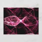 ガールパンクロックピンクエネルギー波 ポストカード (正面)