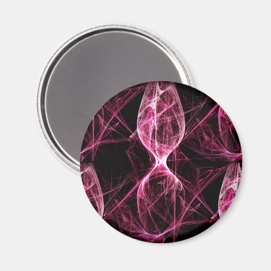 ガールパンクロックピンクエネルギー波 マグネット (正面/裏面)