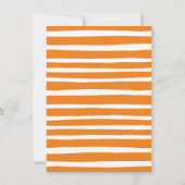 ガールパンプキン秋ベビーシャワー招待状 招待状 (裏面)