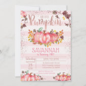 ガールパンプキン1日招待状-秋 招待状 (正面)